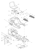 Part Location Diagram of 783-04437A MTD Fender, 7-Style